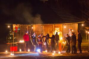 Weihnachtsfeier mit dem Team