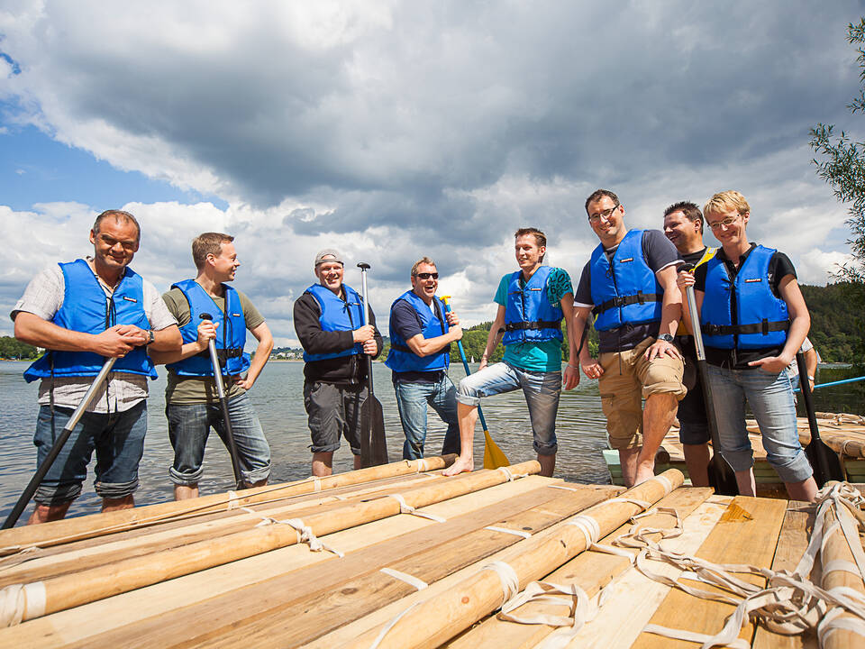 Teamevent Floßbau | FP Erlebnisse